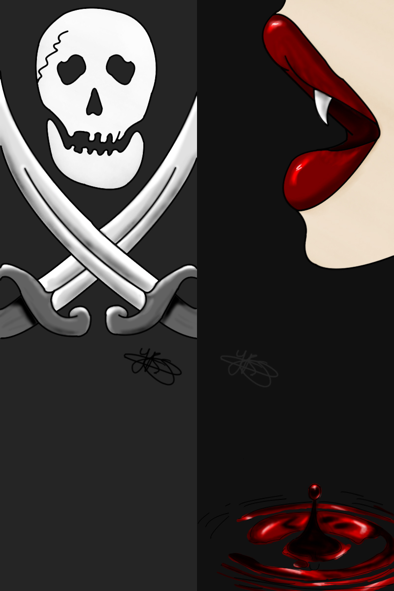 Pirate Vampire BookMark Set