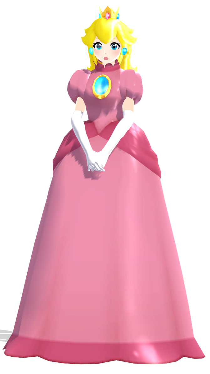 Old princess Peach [3d TDA Mario model] by univermangamangasimu on ...