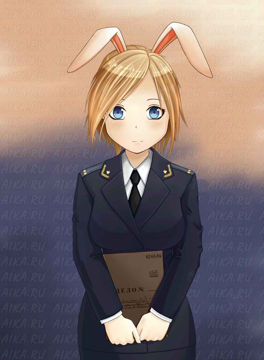 Nyashmyash Emofuri animation with bunny ears by iruslan