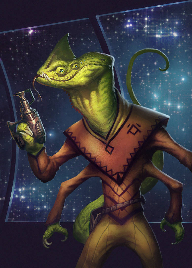 Stardrive II - Captain Lizard by M0AI on DeviantArt