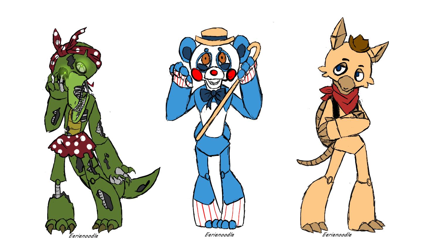 Hybrid FNaF 1 by 10-CLOWN-10 on DeviantArt