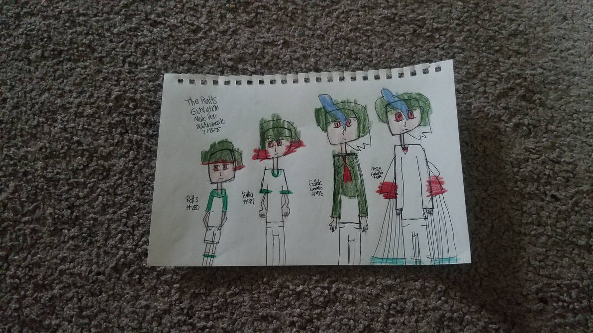 The Ralts Evolution (Male Ver.) by SebAnimate on DeviantArt