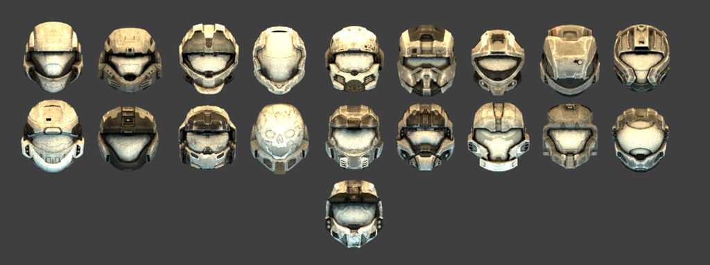 Halo Reach Helmets