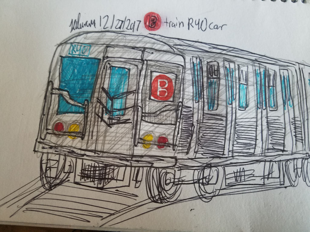 Nyc Subway B Train R40 Car by JohnG15 on DeviantArt