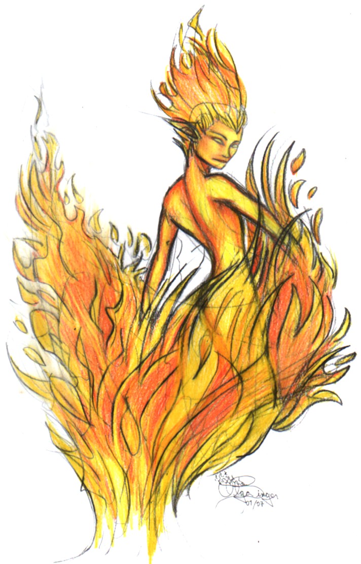 Fire Elemental by FlamSlade on DeviantArt