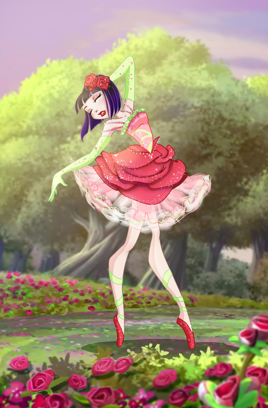Vidia Rosa Vidia Ballet : Rose by Other-Fairies on DeviantArt