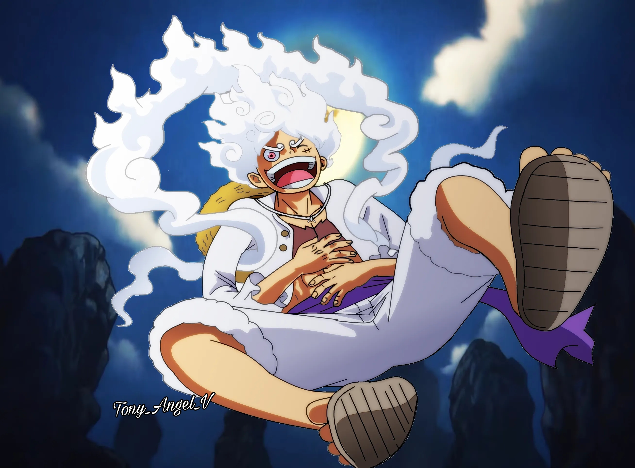 Luffy Gear 5 Wallpaper by JabamiSora on DeviantArt