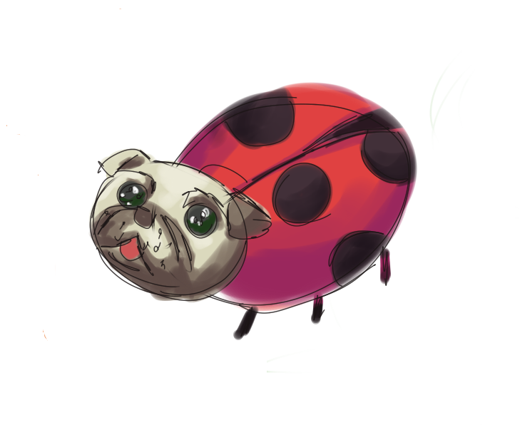 Pug Ladybug Lady Pug by tastymonsters on DeviantArt