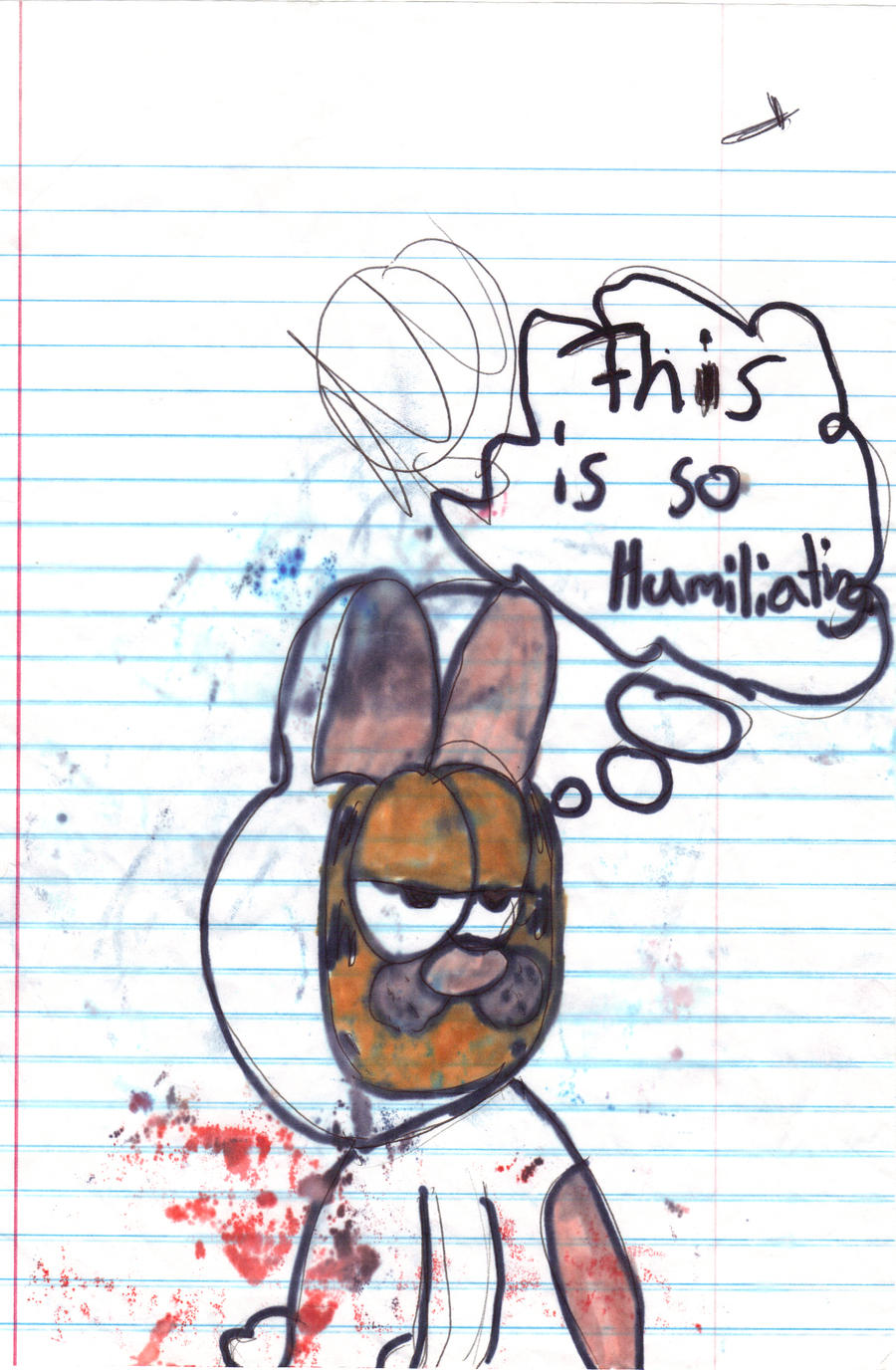 garfield bunny by sonadowlover123 on DeviantArt