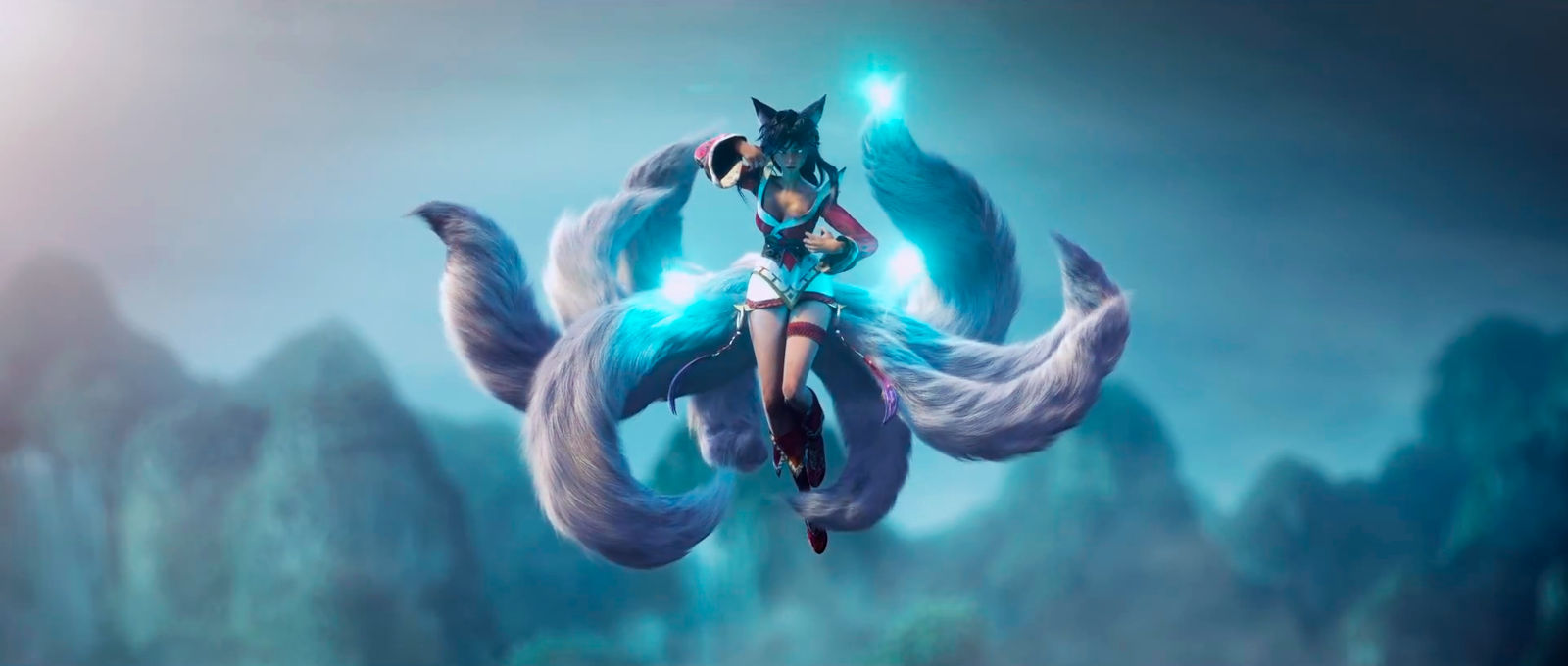 https www deviantart com 77silentcrow art ahri fox fire lol wallpaper 469903461
