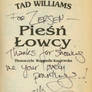Tad Williams autograph