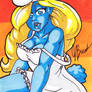 Sketch Card #35 - Smurfette