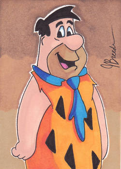 Sketch Card #89 - Fred Flintstone