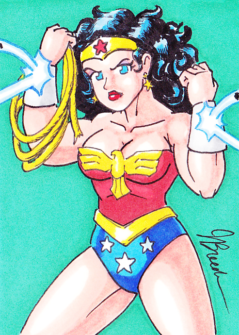 Sketch Card #97 - Wonder Woman