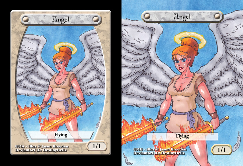 Custom Magic Token #1 - Angel