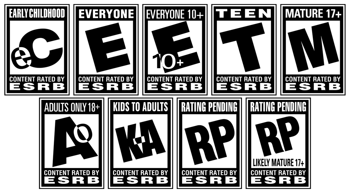ESRB Ratings by RiveraMichael4567 on DeviantArt