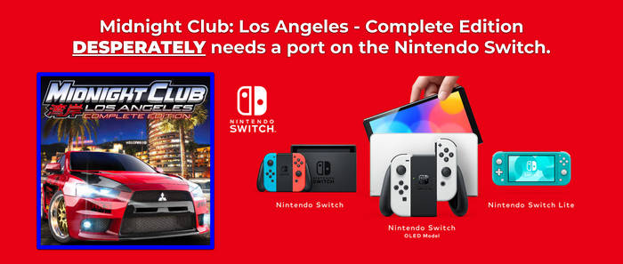 Midnight Club L.A. NEEDS a port on Nintendo Switch