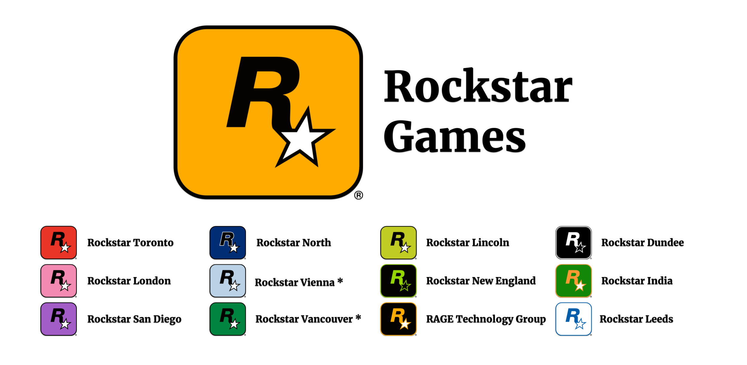 Rockstar Games Subsidiaries by RiveraMichael4567 on DeviantArt