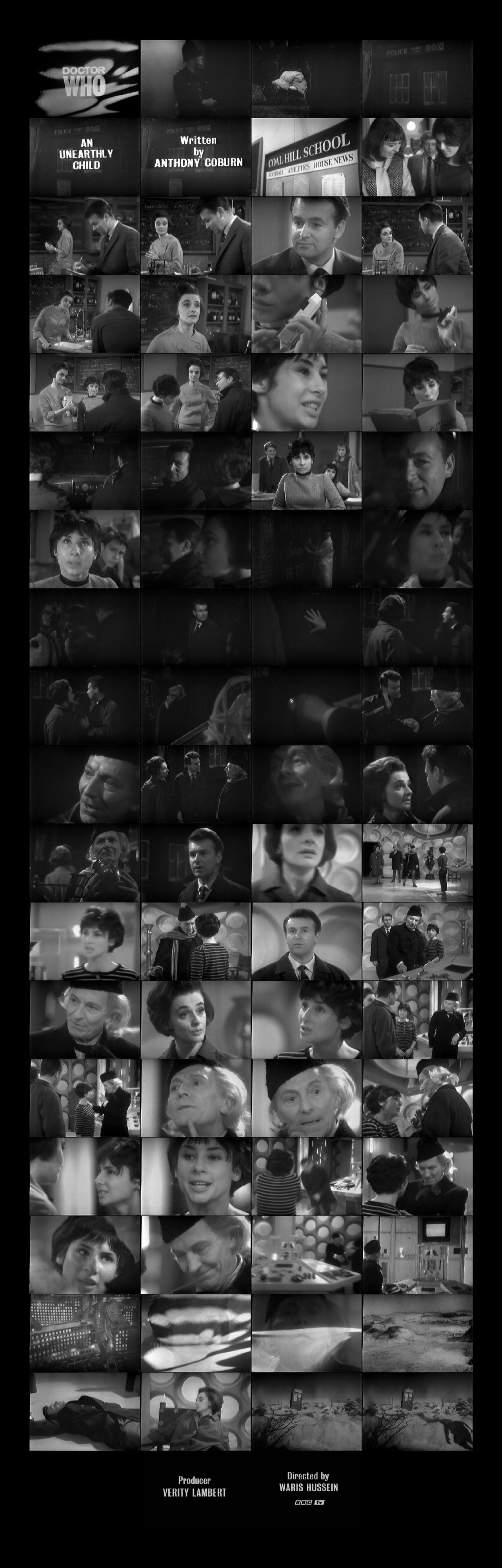 An Unearthly Child Episode 1 Tele-Snaps
