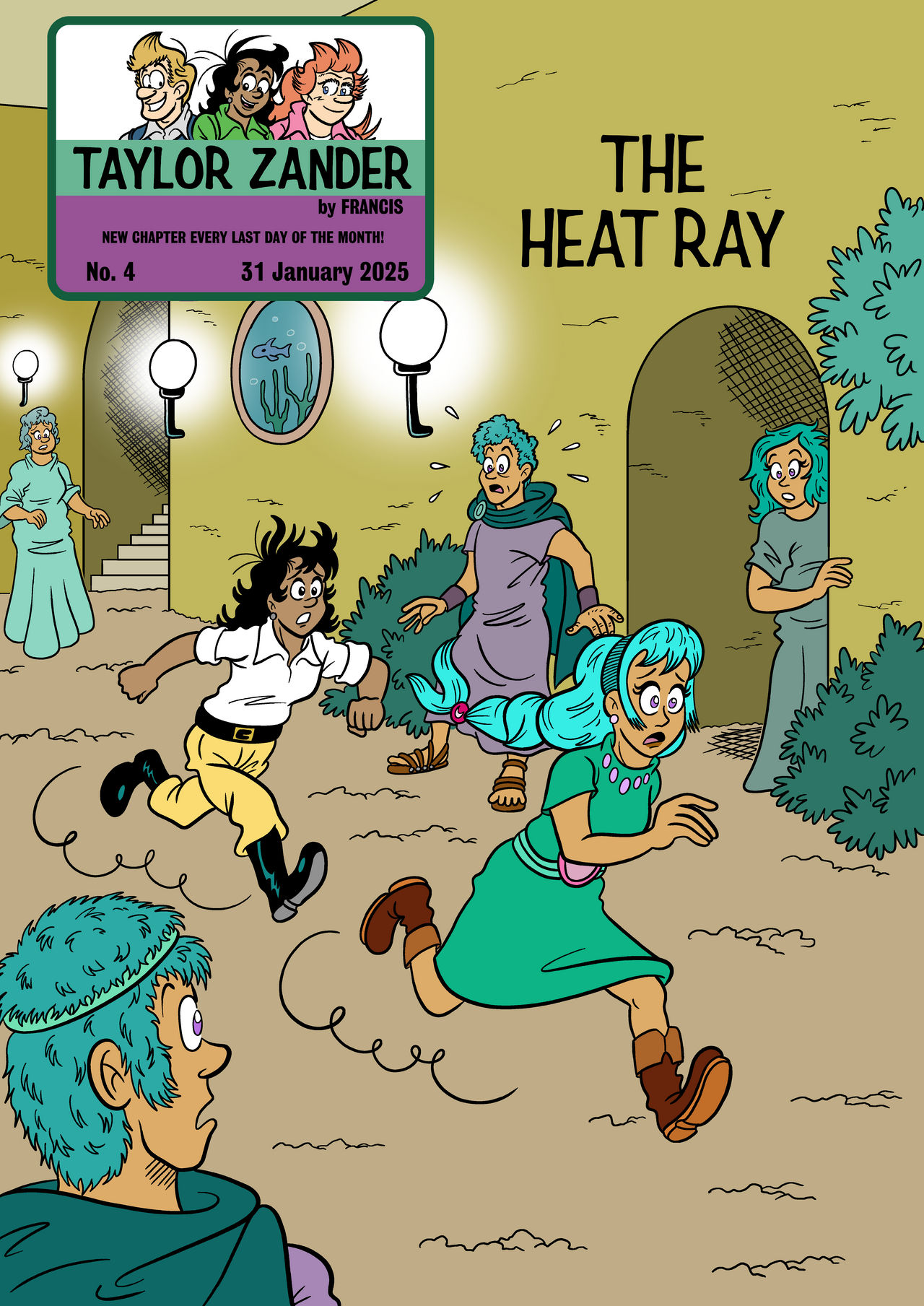 Taylor Zander January Cover by ZanderFrancisComics on DeviantArt