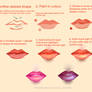 Tutorial - Semi-realistic female lips