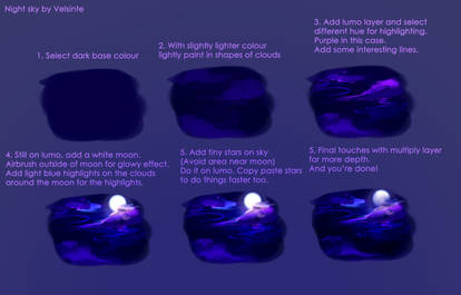 Tutorial - Night sky