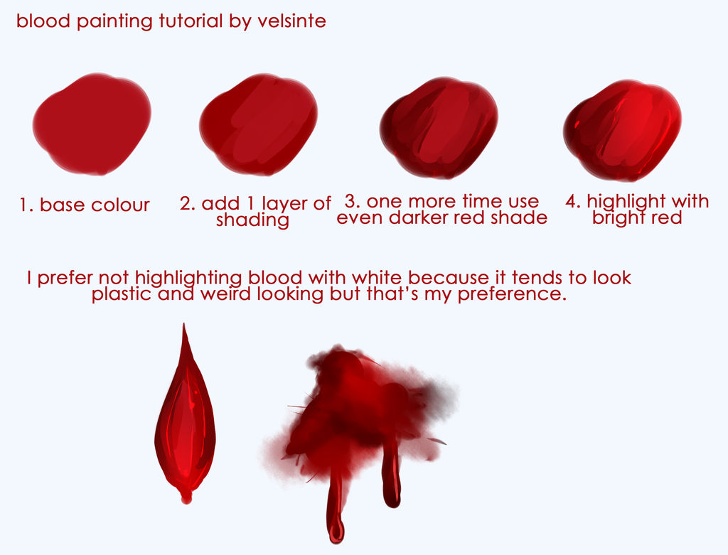 Exploding Blood Drawing Reference Tutorial - Blood by Velsinte on DeviantArt