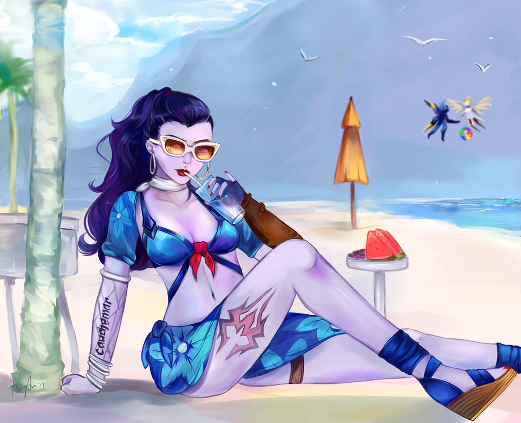Cote dAzur Widowmaker Summer Games Overwatch by Velsinte