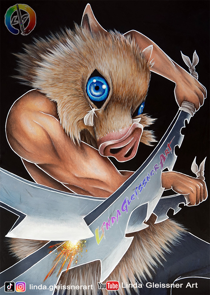 Modern Inosuke DEMON SLAYER: Inosuke Hashibira by LindaGleissner on DeviantArt
