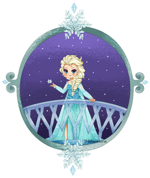 .Pixel Art - Elsa.