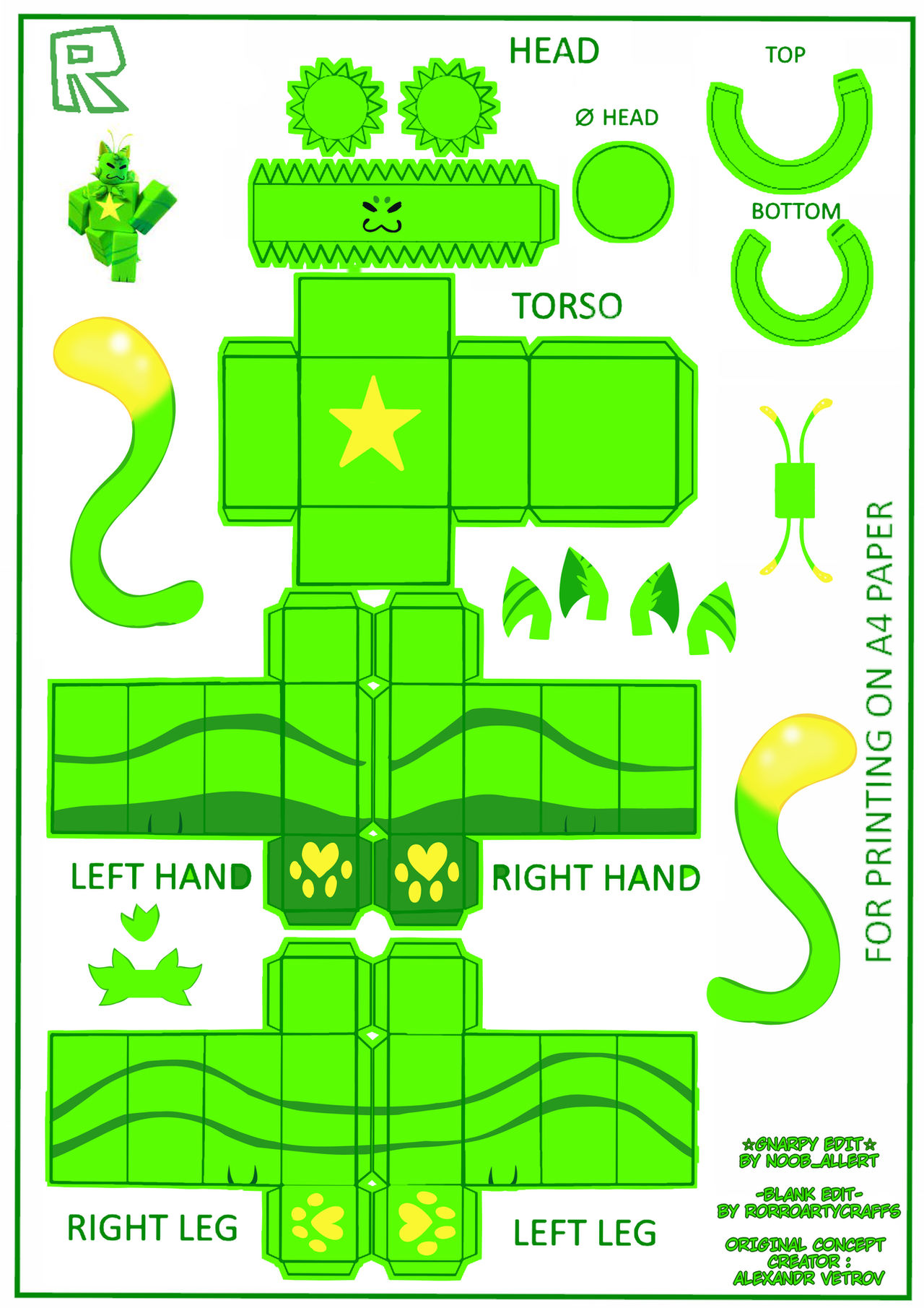 Paper Craft Roblox at Kayla Omay blog
