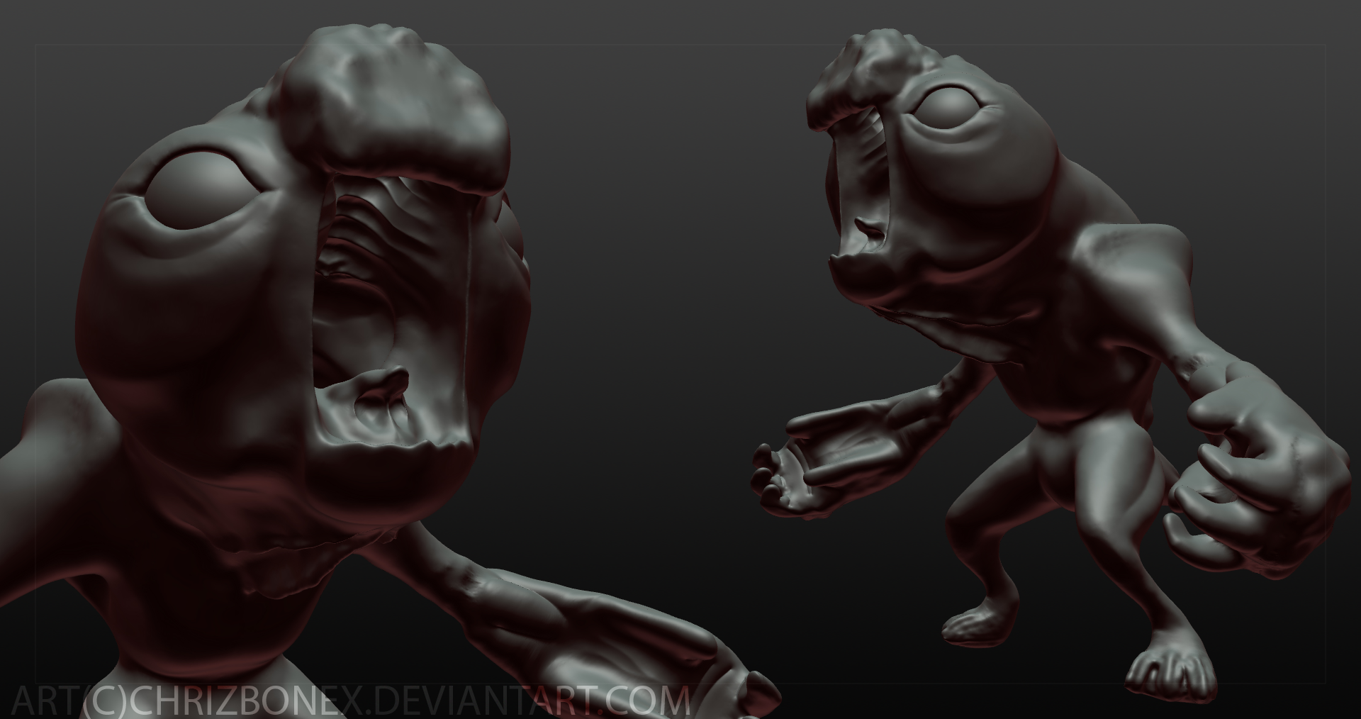 Monster Render Monster Render (work in progress) by CptBonex on DeviantArt