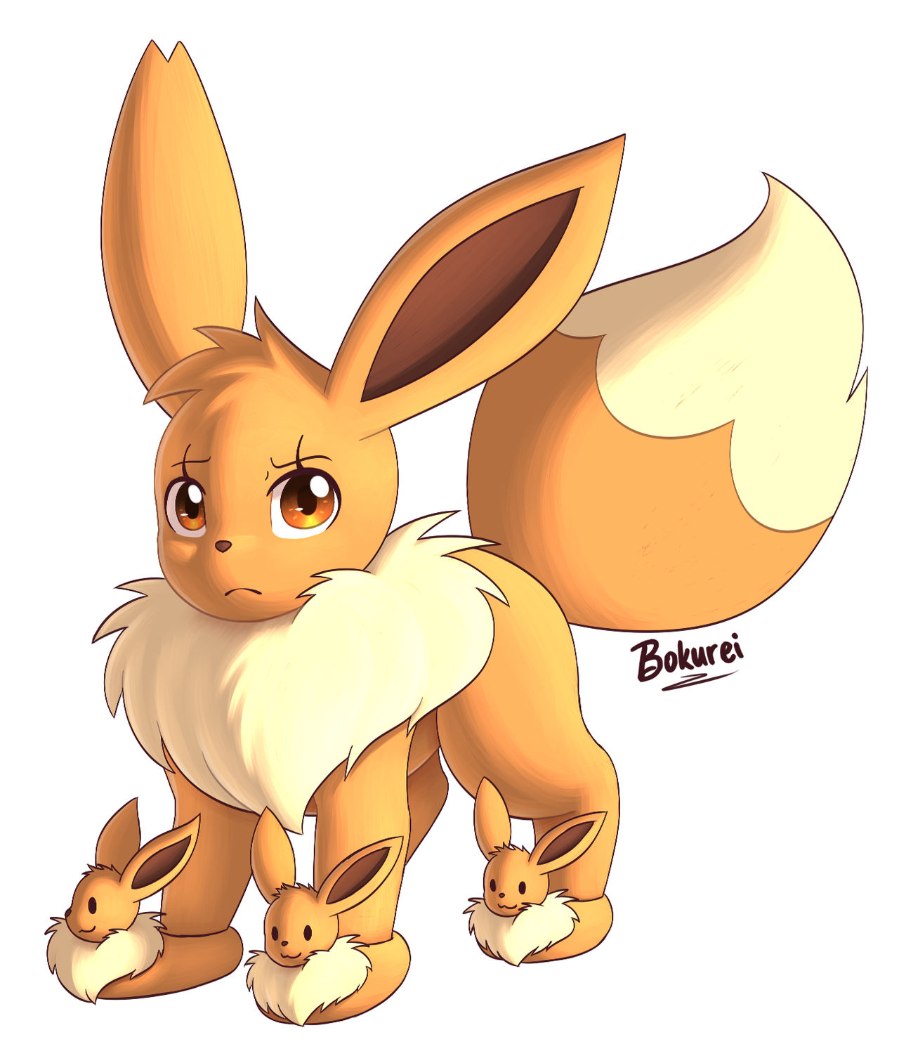 Isolde wearing eevee slippers by Bokureii on DeviantArt