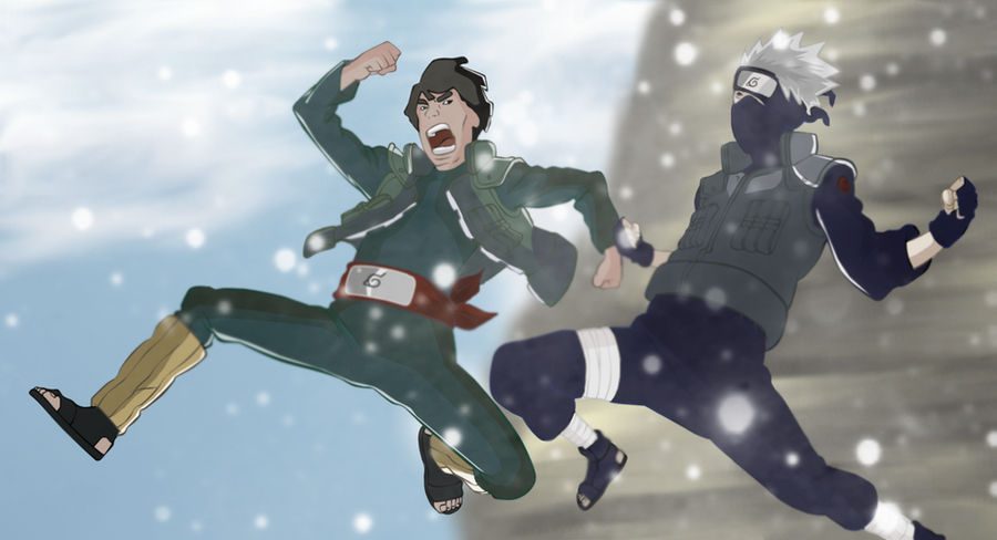 Gai And Kakashi By Amin1994 On DeviantArt gai-and-kakashi-by-amin1994-on-deviantart