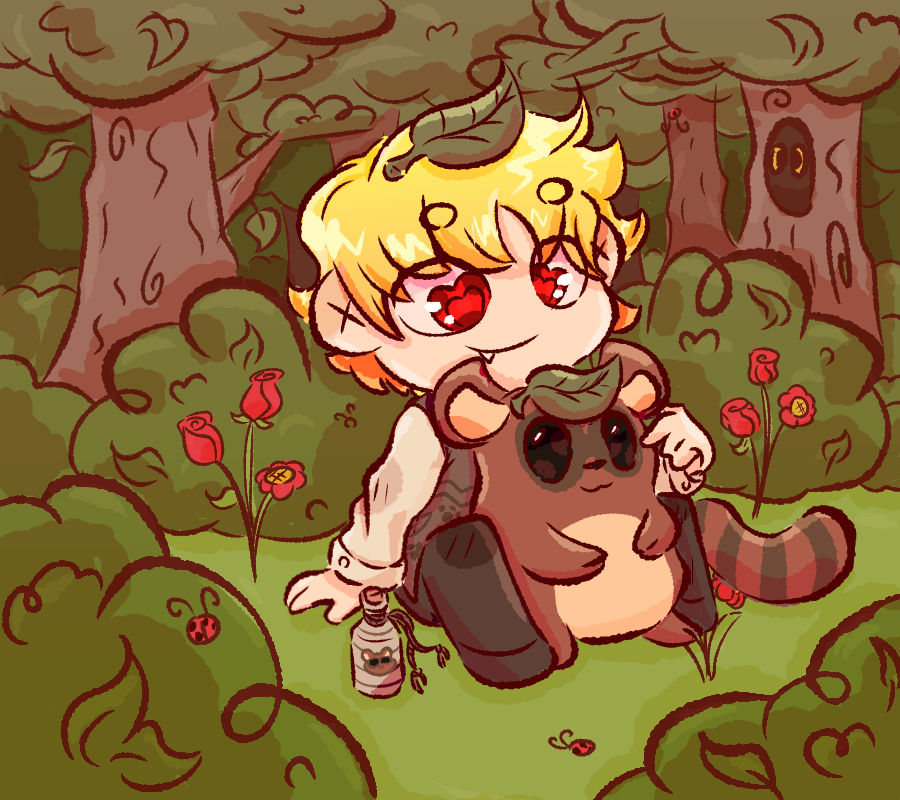 AF 16| Chibi in the trees by bookletwolf on DeviantArt