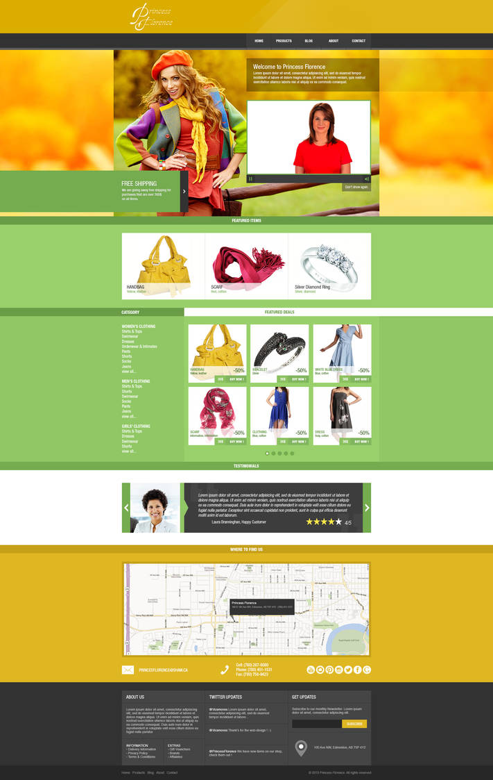 Princess Florence Template - For Sale by vertus-design