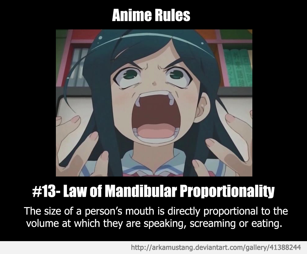 Anime Rule #13