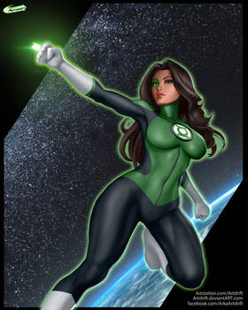 Commission - Green Lantern Jessica Cruz