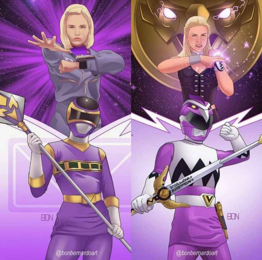 Purple Ranger In Space What Lost Space And Galaxy Violet Ranger by shinnkaizer on DeviantArt