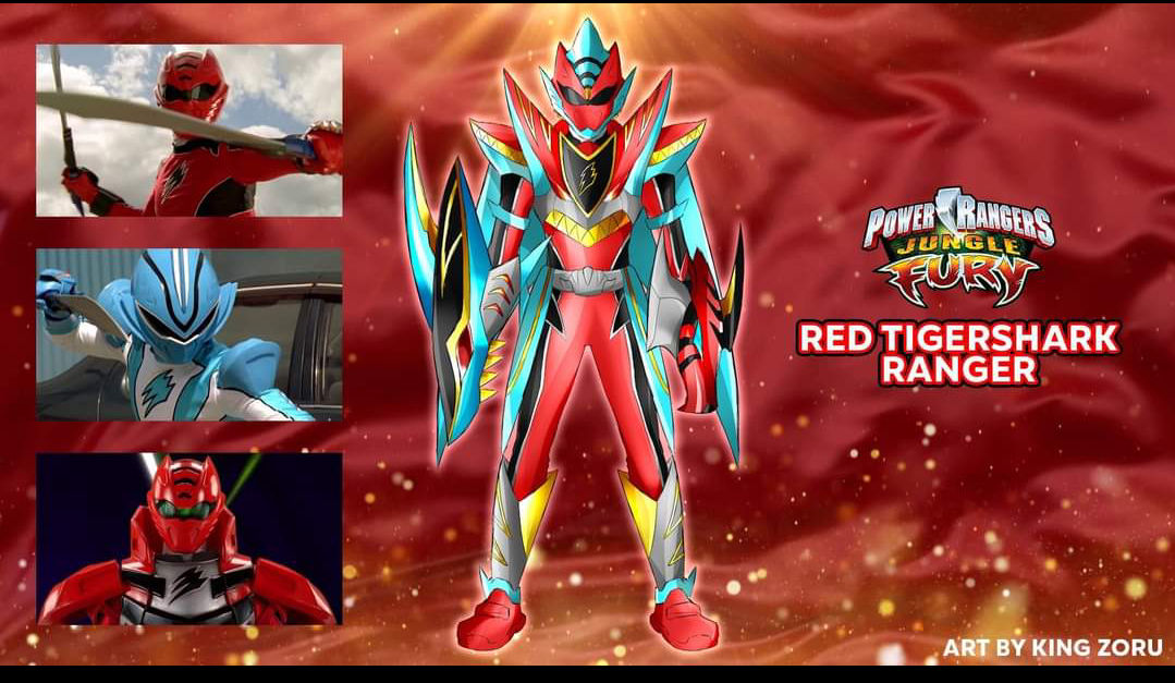 Red Tiger Shark Ranger(art not mine what if) by shinnkaizer on DeviantArt