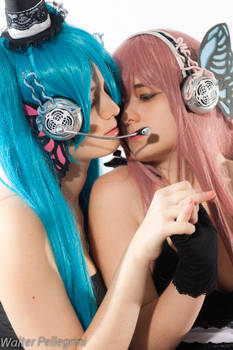 Luka and Miku cosplay - Vocaloid Magnet