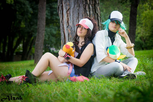 Touko and N : Ferriswheel shipping - Pokemon B/W