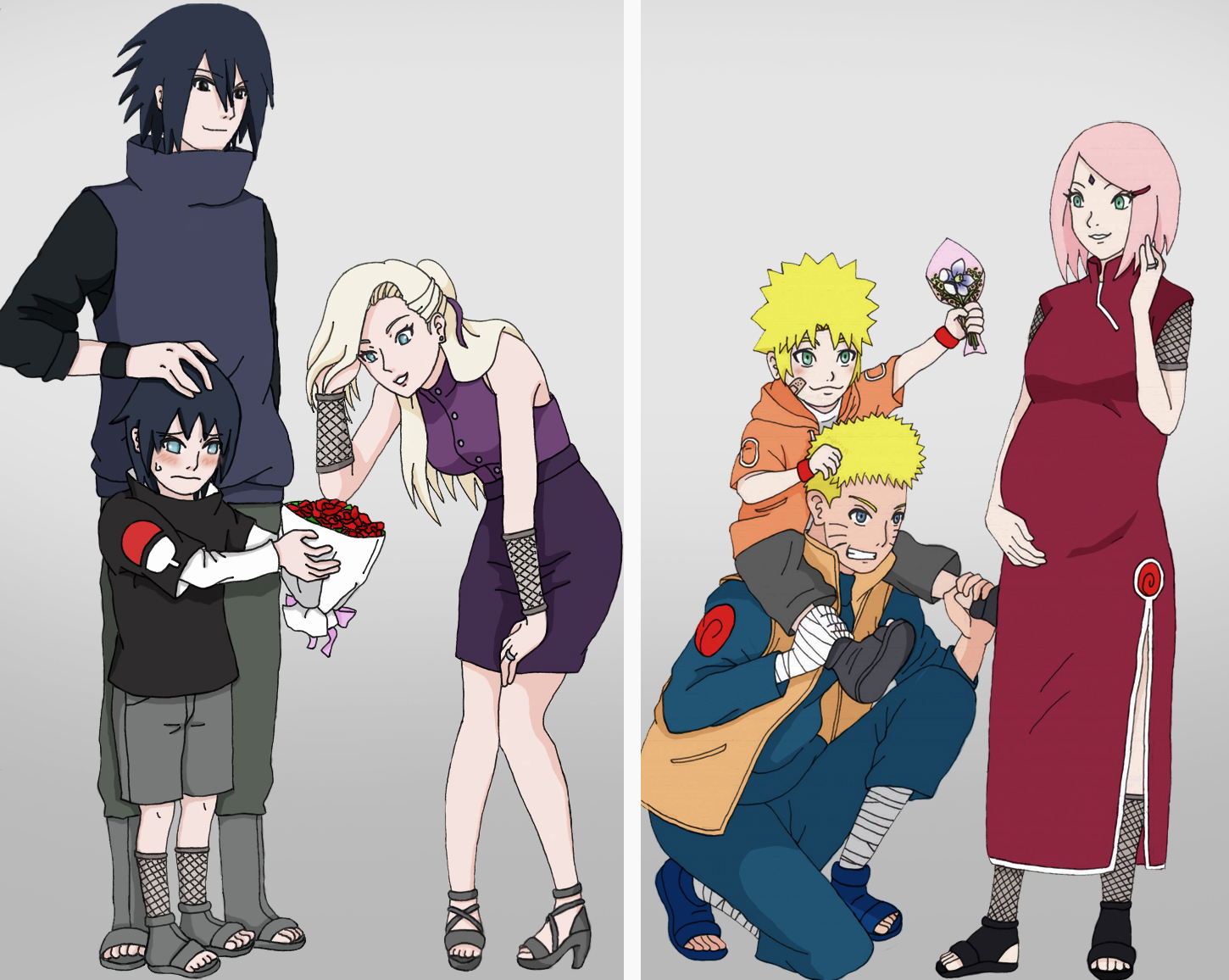 Mother's Day . NaruSaku and SasuIno