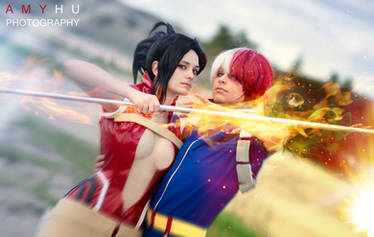 TodoMomo rising . Boku no Hero Academia cosplay