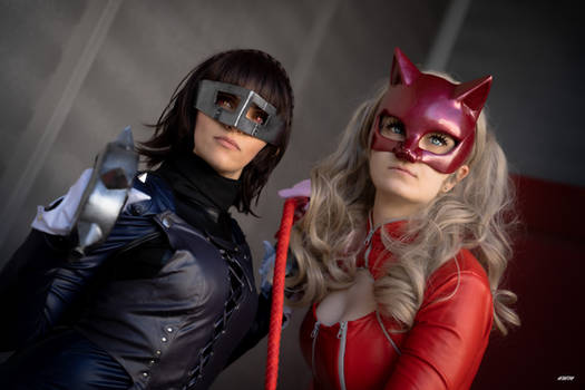 Queen and Panther - Persona 5 cosplay