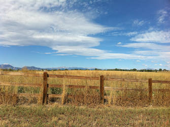 Fence and Mountains 2