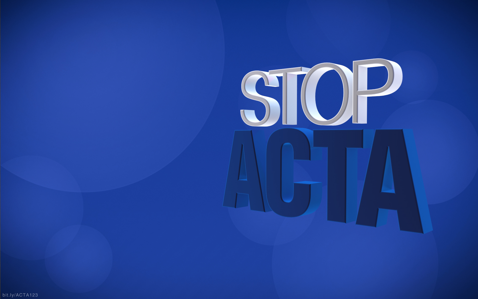 Stop ACTA Blu