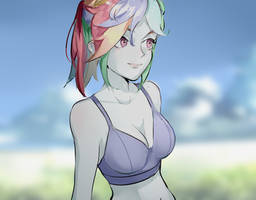 Rainbow Dash Humanization by macoline21