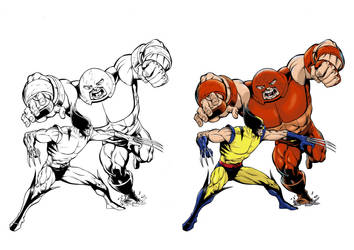 Wolverine v Juggernaut