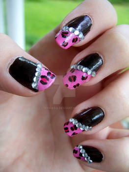 Pink Leopard and Glitter